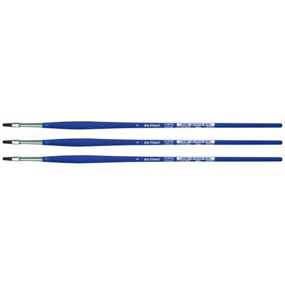 da Vinci FORTE-Acrylics Oil and Acrylic Synthetic Student Brushes, 3 /Pack (DVXVA86404-3)