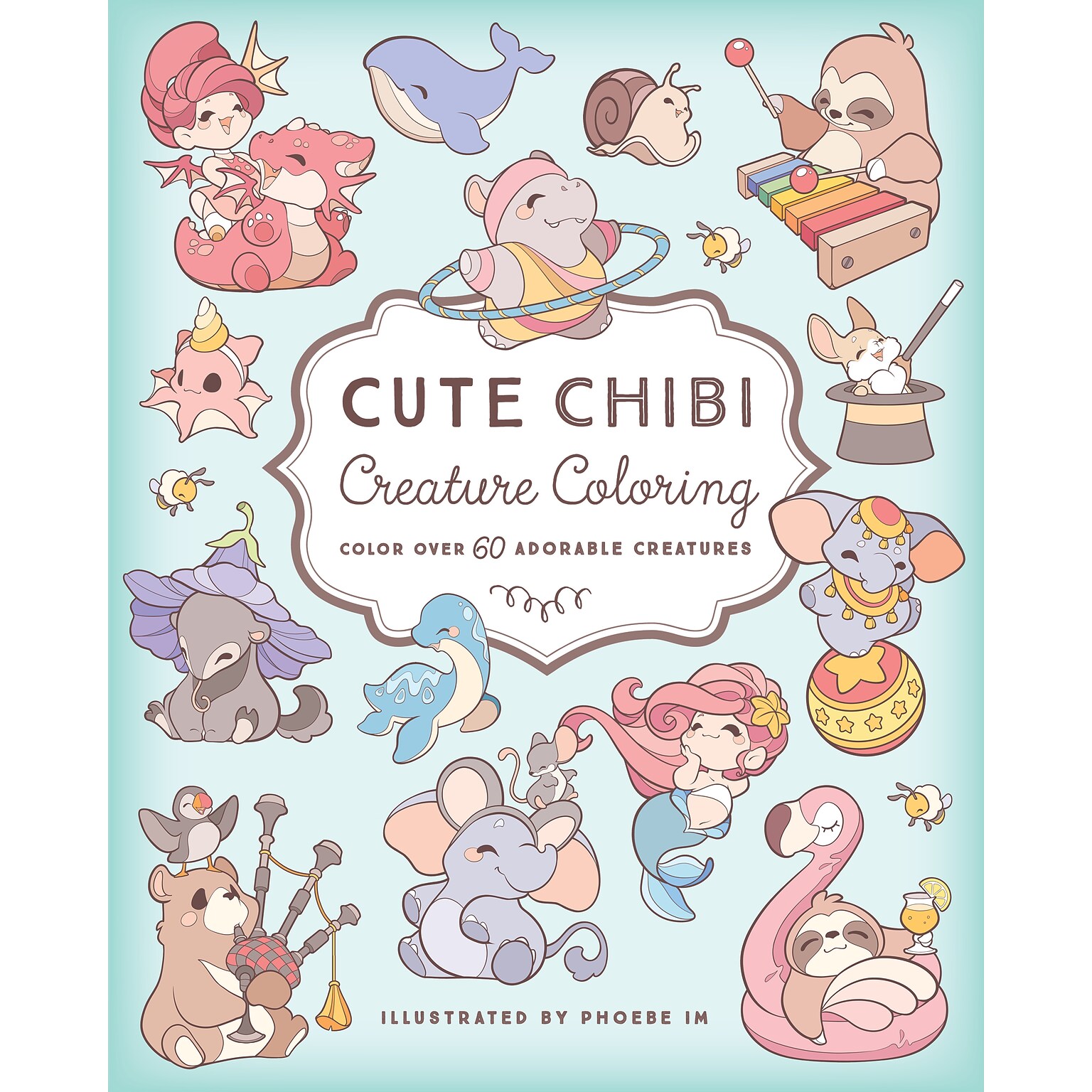 Quarto Cute Chibi Creature Coloring Book, 128 Pages (9781631069390)