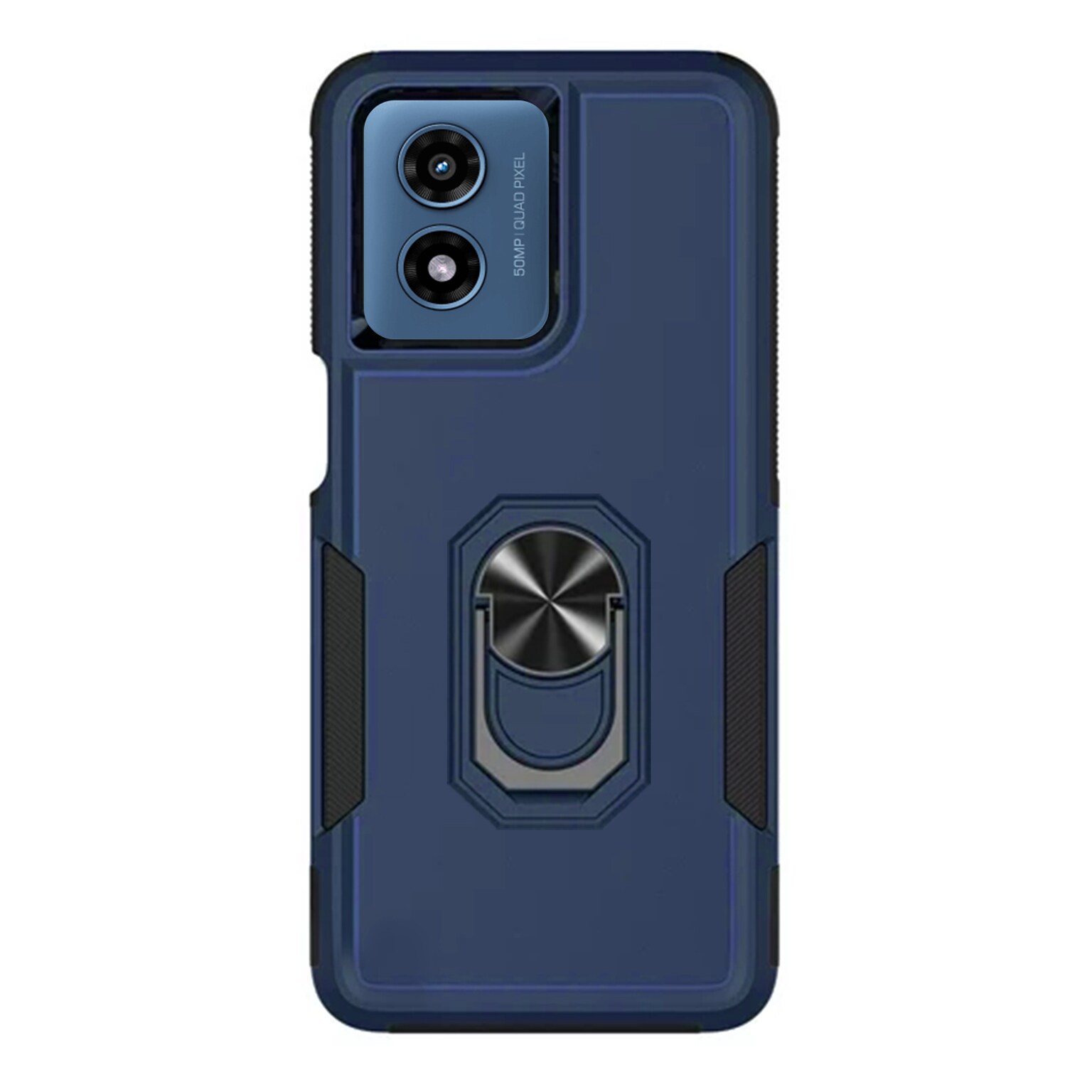 SaharaCase Raider Series Rugged Case for Motorola Moto G Play, Shock Absorbing, Navy Blue (CP00560)