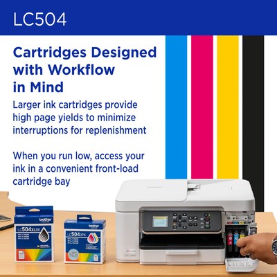 Brother LC504 Cyan Standard Yield Ink Cartridge (LC504CS)