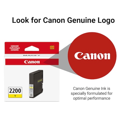 Canon PGI-2200 Yellow Standard Yield Ink Cartridge (9306B001)
