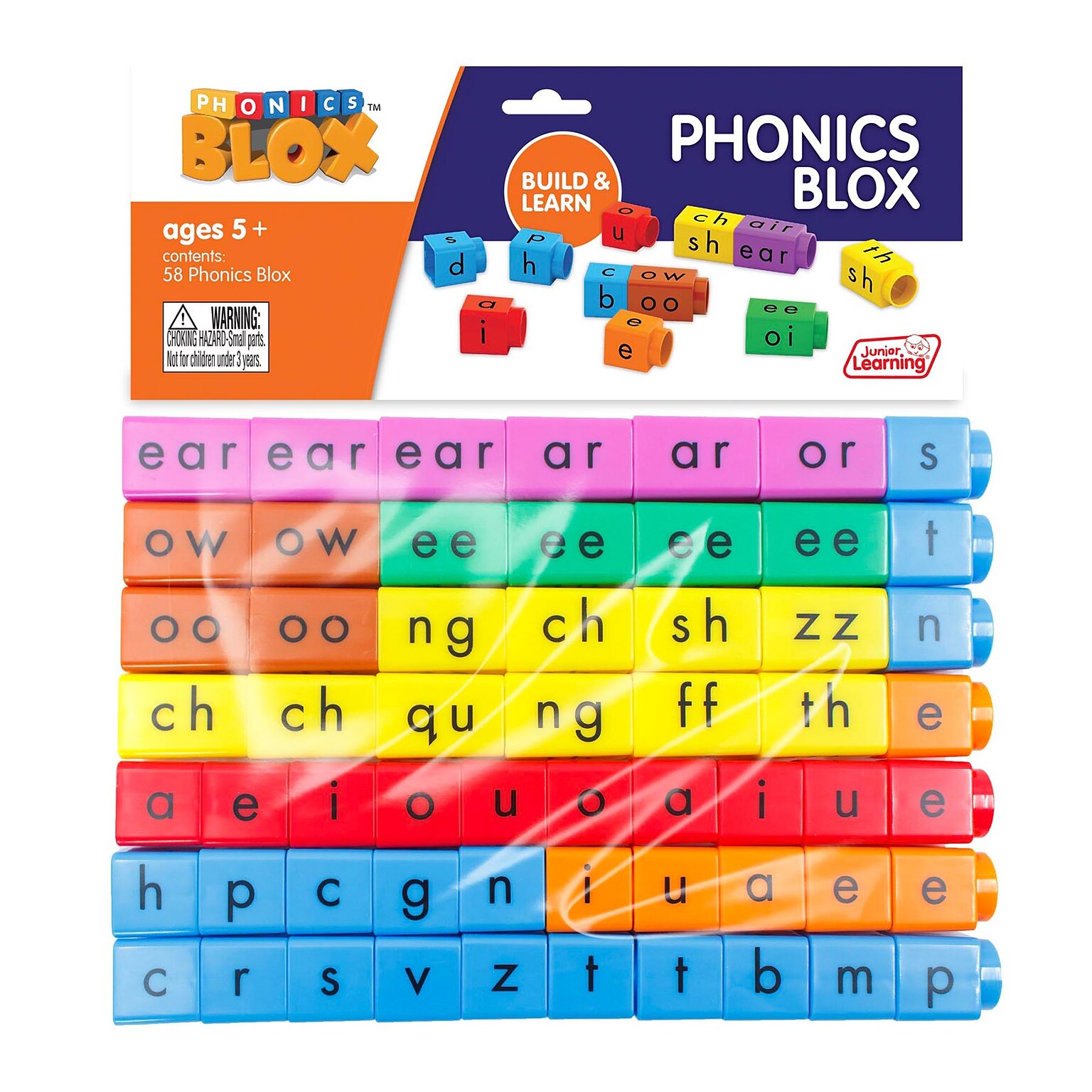 Junior Learning Phonics Blox Rainbow Phonics (JRL739)