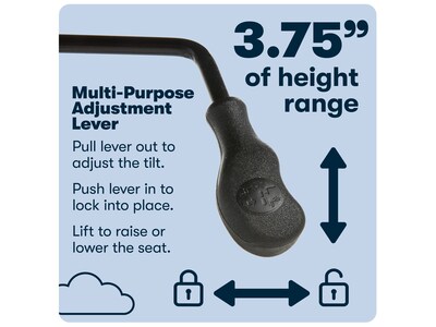 Serta Fairbanks Ergonomic Bonded Leather Executive Big & Tall Chair, 350 lb. Capacity, Brown (43675C)