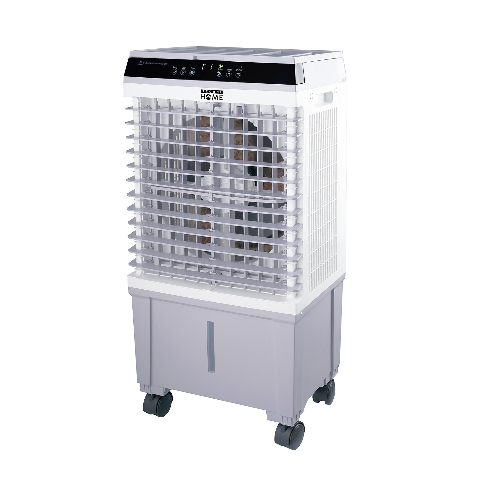 Techni Home 3-in-1 Portable Evaporative Cooler with Remote, WiFi Enabled, White (RTA-20AC-FAN)