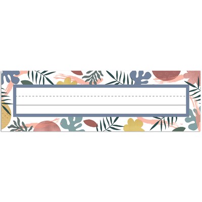 Teacher Created Resources Wonderfully Wild Flat Name Plates, 3-1/2 x 11-1/2, 36/Pack, 6 Packs (TCR