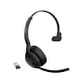 jabra Evolve2 55 Wireless Noise Canceling Bluetooth Mono Phone & Computer Headset, USB-A, MS Certifi