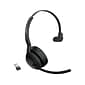 jabra Evolve2 55 Wireless Noise Canceling Bluetooth Mono Phone & Computer Headset, USB-A, MS Certified, Black (25599-899-999-01)