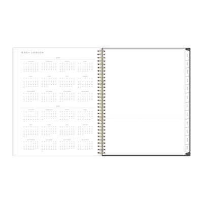 2026 Blue Sky Midnight Garden PP 8.5" x 11" Weekly & Monthly Personal Planner (140944-26)