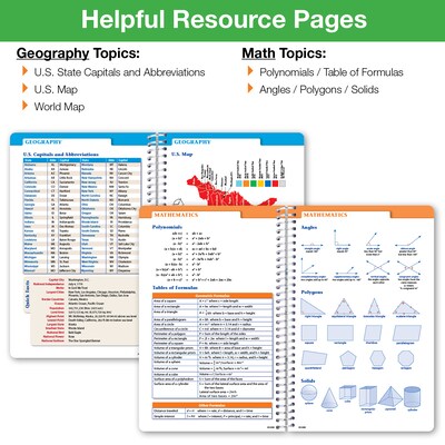 2026-2027 Global Printed Products 5.5" x 5.5" Academic Year Weekly & Monthly Student Planner, Paperboard Cover, Blue