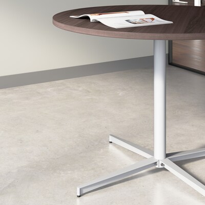 Bush Business Furniture 42" Round Conference Table, Storm Gray (99XTB42RSG)
