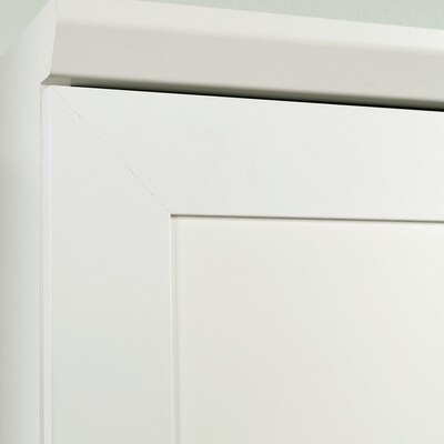 Sauder HomePlus 71"H Storage Cabinet with 4 Shelves, Soft White (430332)