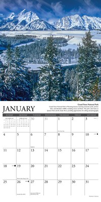 2026 Willow Creek National Parks of the West 12" x 12" Monthly Wall Calendar (52143)