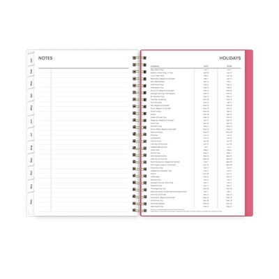 2027 Blue Sky Amalia 5" x 8" Calendar Year Weekly & Monthly Planner, Plastic Cover (148768-27)