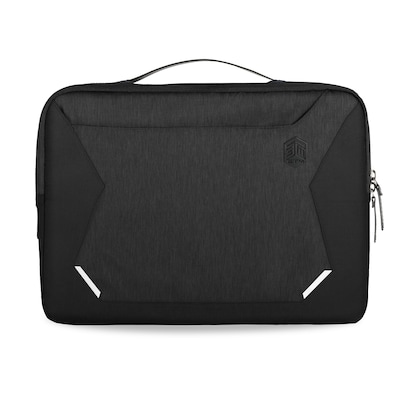 STM Myth Polyester Briefcase, Laptop Compatible, TSA Checkpoint Friendly, Black (STM-117-431M-01)