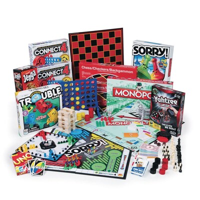 S&S All Time Favorite Board Games, 12/Pack (W10737)