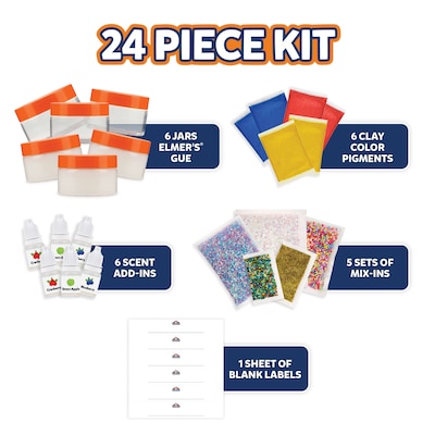 Elmer's Color Wheel Slime Kit, 24 Pieces/Pack (2221245)