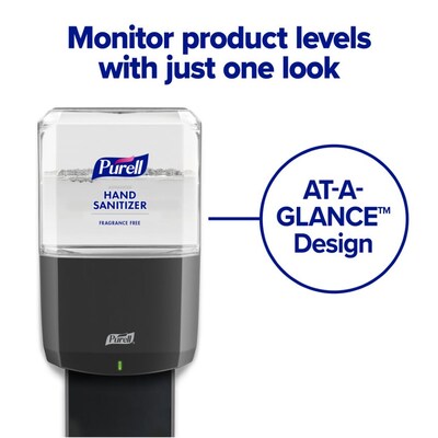PURELL ES 6 Automatic Wall Mounted Hand Sanitizer Dispenser, Graphite (6424-01)