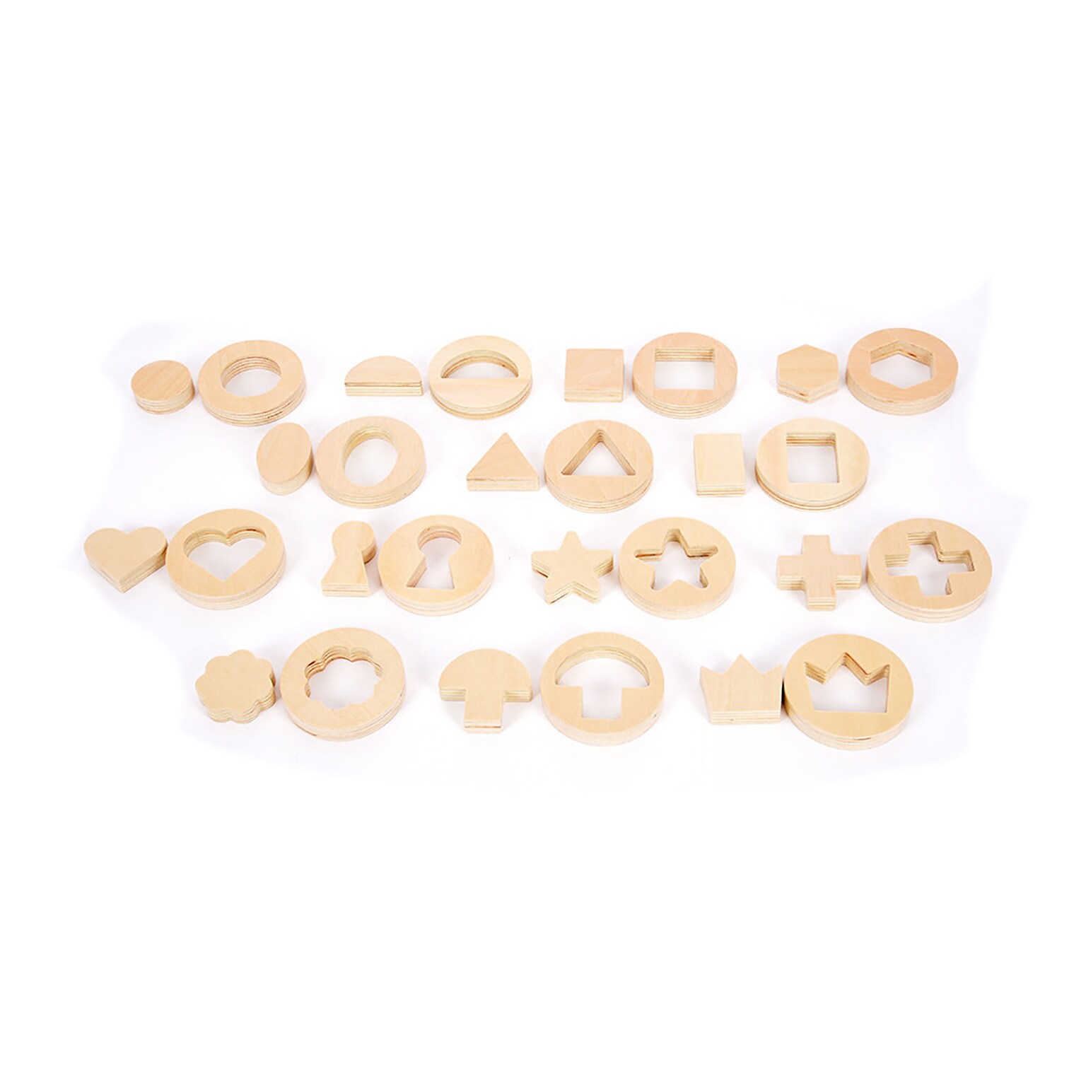 TickiT Inside Outside Wooden Shapes (CTU73520)