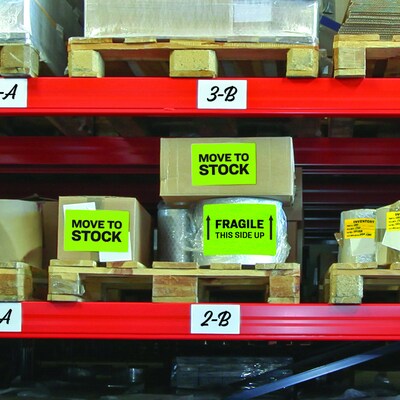 Avery Laser Shipping Labels, 8-1/2" x 11", Neon Green, 100 Labels/Box (5940)