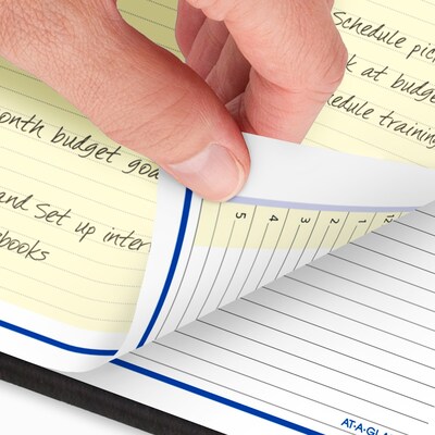 2026 AT-A-GLANCE QuickNotes 8" x 10" Weekly & Monthly Appointment Book, Faux Leather Cover, Black (76-01-05-26)