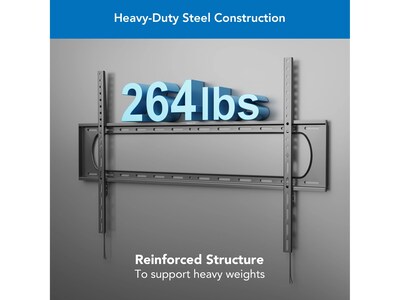 Mount-It! Heavy-Duty XXL Fixed TV Wall Mount, 264 lbs. Max. (MI-14008)