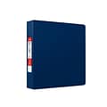 Staples® Standard 2 3 Ring Non View Binder with D-Rings, Blue (26418-CC)