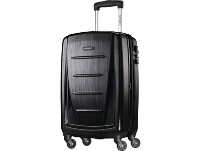 Samsonite Winfield 2 Fashion Polycarbonate Hardside Carry-On Spinner, Brushed Anthracite (56844-2849