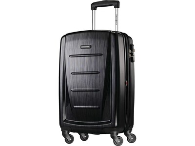 Samsonite Winfield 2 Fashion Polycarbonate Hardside Carry-On Spinner, Brushed Anthracite (56844-2849)