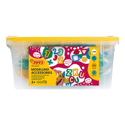 JOVI Dough & Clay Modelling Accessories, School Pack of 96 (JOV796)