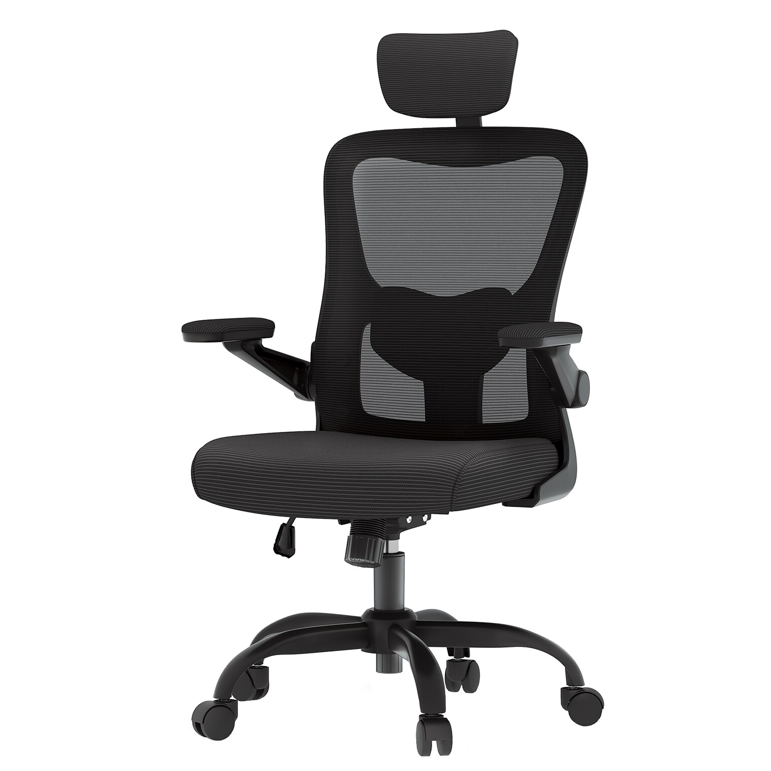 FlexiSpot Pro Comfort Swivel Computer and Desk Chair, Black (OC1BK-SD-DP)