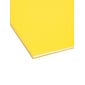 Smead Adjustable Tab Recycled Hanging File Folder, 5-Tab, Letter Size, Yellow, 25/Box (64069)