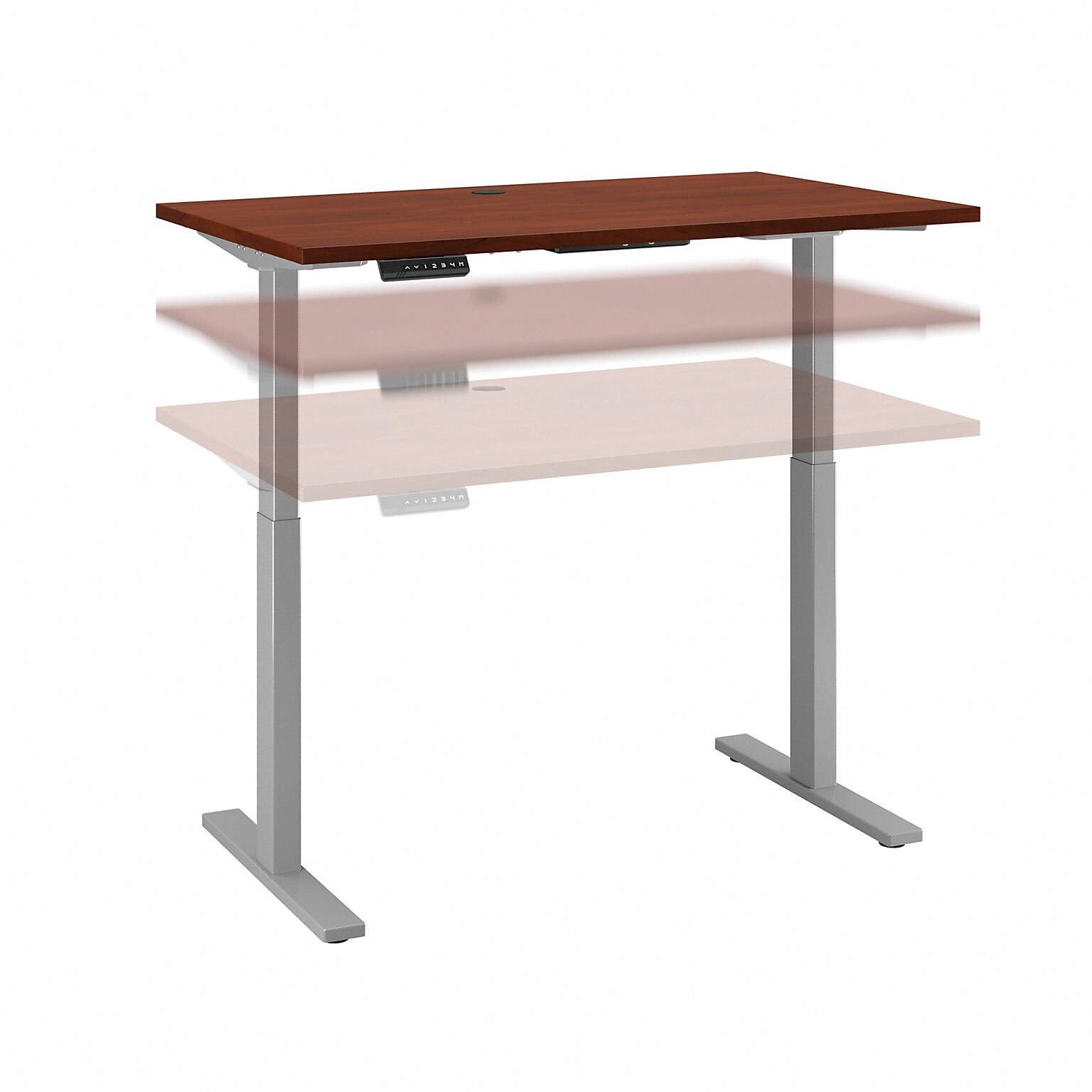 Bush Business Furniture Move 60 Series 48W Electric Height Adjustable Standing Desk, Hansen Cherry (M6S4824HCSK)