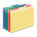 Staples® File Folders, 1/3-Cut Tab, Letter Size, Assorted Colors, 24/Pack (ST285130-CC)