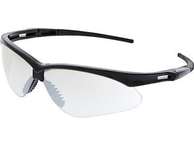 MCR Safety Memphis Safety Glasses, Wraparound, Clear Mirror Lens (MP119)