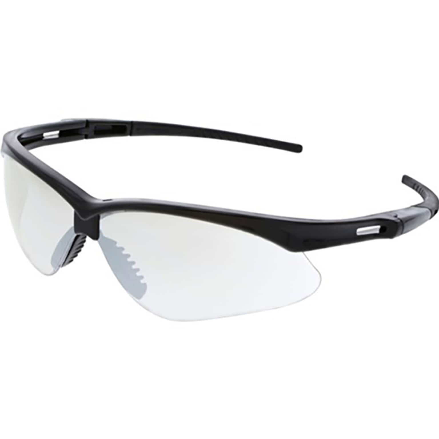 MCR Safety Memphis Safety Glasses, Wraparound, Clear Mirror Lens (MP119)