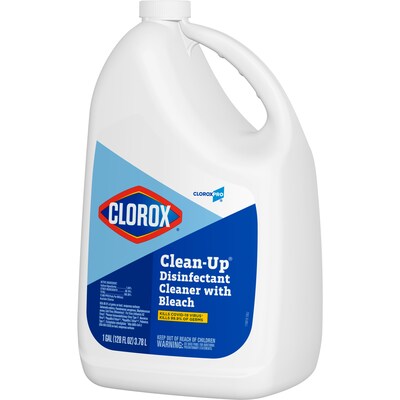 CloroxPro Clorox Clean-Up Disinfectant Cleaner with Bleach Refill, 128 oz., 4/Carton (CLO 35420CT)