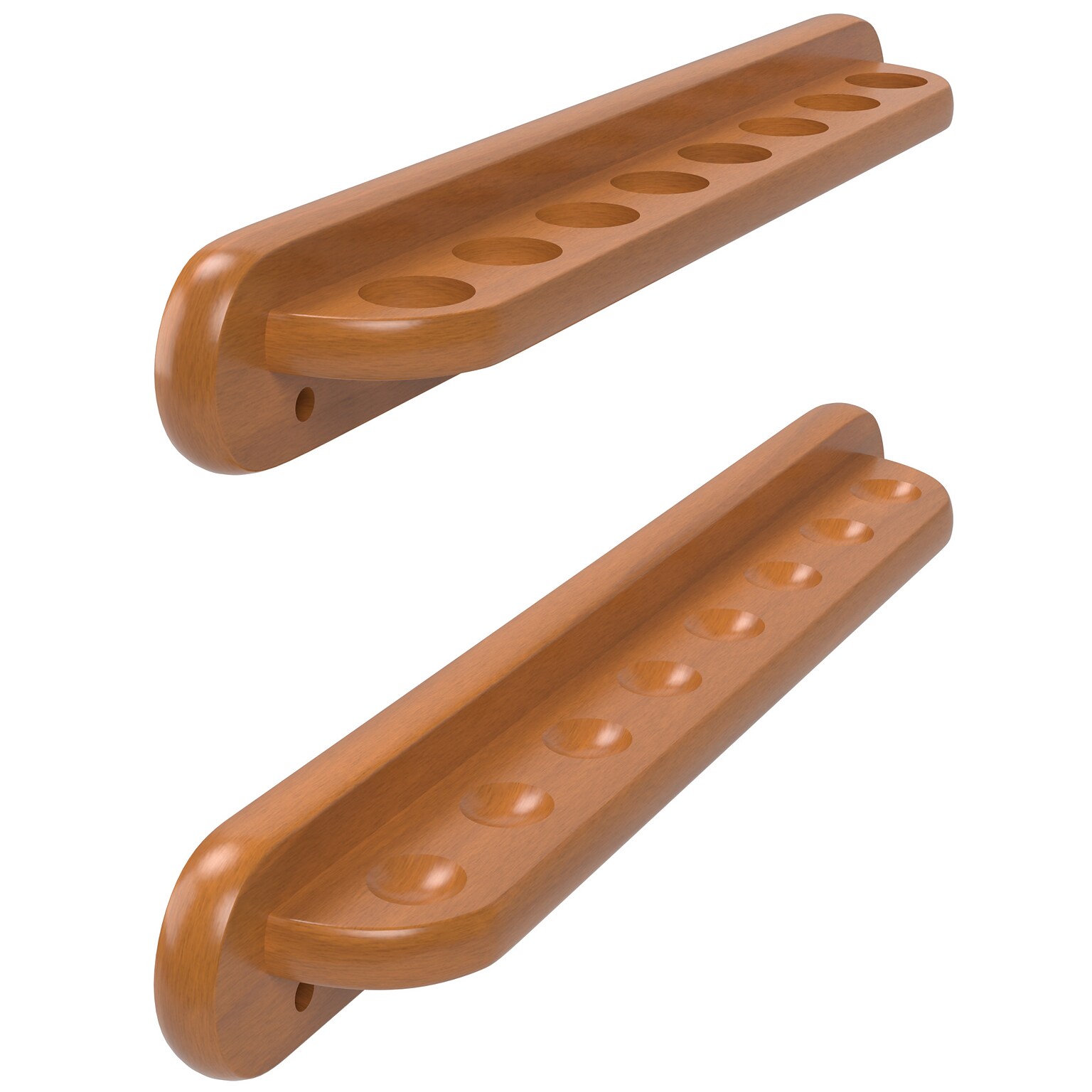 Viper Traditional Oak 8 Cue Wall Cue Rack (52-0115)