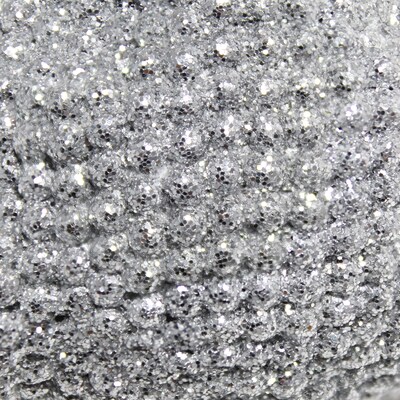 Lalia Home 12.6" Diamond Studded Rhinestone Look Kitty Cat Feline Nightstand Lamp, Faux Silk Fabric Shade, Silver (LHT-3002-SL)