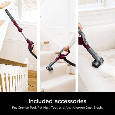 Shark Detect Lift-Away ADV Upright Vacuum, Bagless, Burgundy (LA492)