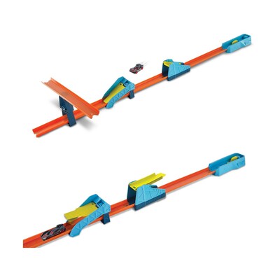 Mattel Hot Wheels Track Builder Unlimited Long Jump Pack, 4/Pack (GLC89)