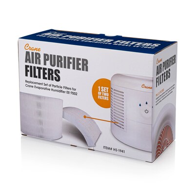 Crane HEPA Air Purifier Replacement Filters for EE-7002AIR (HS-1941)
