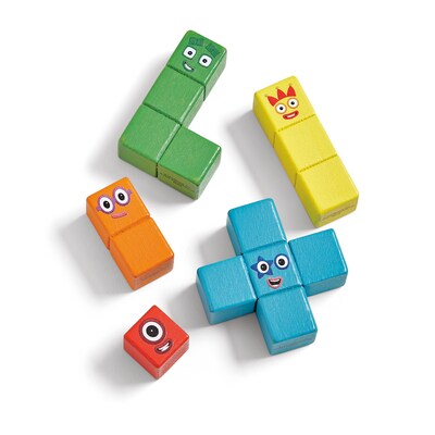 hand2mind Numberblocks Wooden Building Blocks Activity Set (96932)