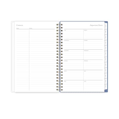 2026-2027 Blue Sky Elenora 5" x 8" Academic Year Weekly & Monthly Planner, Plastic Cover (157563)