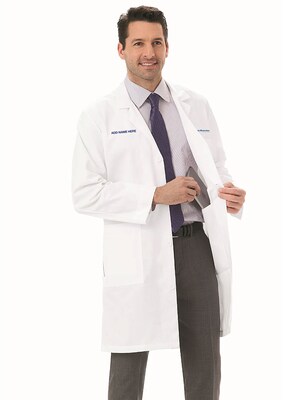 MENS FIVE POCKET FULL LENGTH LONG LAB COAT