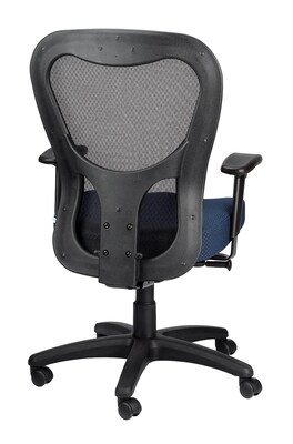Tempur-Pedic Ergonomic Fabric/Mesh Swivel Task Chair, Navy/Black (TP9000-C-NVY)