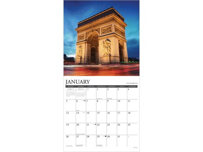 2025 Willow Creek France 12" x 12" Monthly Wall Calendar (46395)