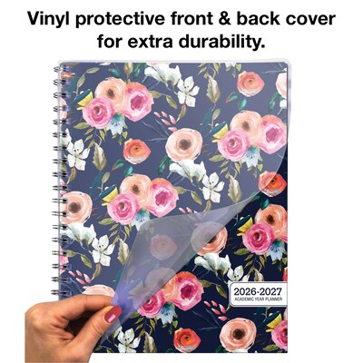 2026-2027 Excello Brands 8.5" x 11" Academic Weekly & Monthly Planner, Paperboard Cover, Pick Your Own Cover (NAY27-8511-F)