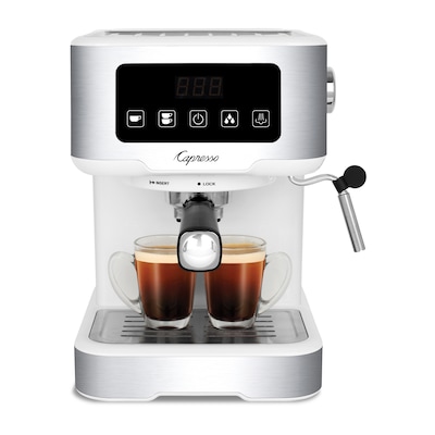 Capresso Cafe TS 2-Cups Pump/Automatic Espresso Machine, White (129.02)