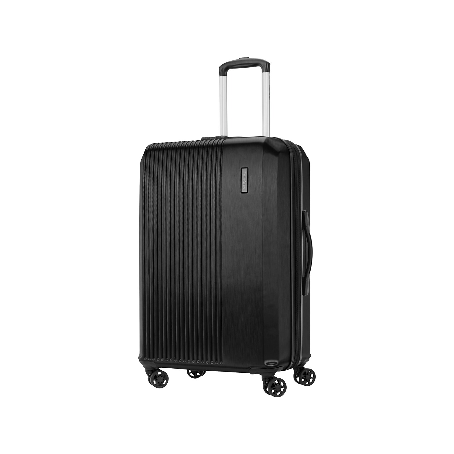 Samsonite Alliance SE 27 Hardside Suitcase, 4-Wheeled Spinner, TSA Checkpoint Friendly, Bass Black (145794-1027)