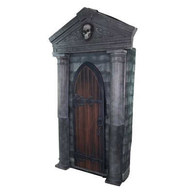 Haunted Hill Farm 6.7 ft. Motion-Activated Mausoleum Halloween Animatronic by Tekky (HHMAUSOLEUM-1FLSA)